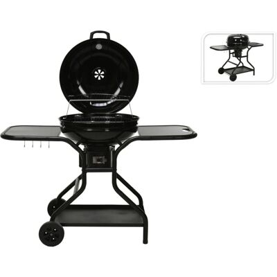 Suministros Jaizkibel - parrilla de carbón redonda con alas y tapa - C83000300 Suministros Jaizkibel - parrilla de carbón redonda con alas y tapa - C83000300