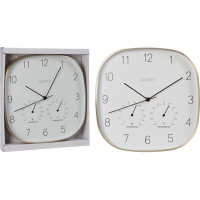 Vilde - Zegar - Weißgold - 28,5 cm - Wanduhr Vilde - Zegar - Weißgold - 28,5 cm - Wanduhr