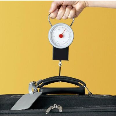 Pese-bagages Orion - Max. 32 kg avec mètre ruban - Publicité Pese-bagages Orion - Max. 32 kg avec mètre ruban - Publicité
