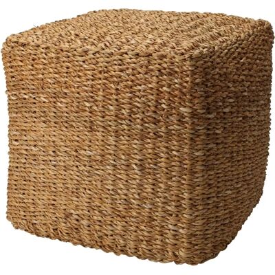 Home&Styling - Pouf rond en herbe de mer naturel 40x40x38cm - Publicité Home&Styling - Pouf rond en herbe de mer naturel 40x40x38cm - Publicité