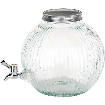Excellent Houseware Szklany dystrybutor napojów z pokrywką - 5,5L - Dystrybutor Excellent Houseware Szklany dystrybutor napojów z pokrywką - 5,5L - Dystrybutor