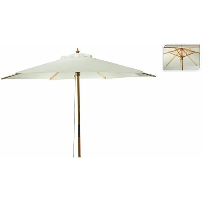 Parasol Bigbuy z drewnianym uchwytem - Ø 250cm - Ogród i Taras Parasol Bigbuy z drewnianym uchwytem - Ø 250cm - Ogród i Taras
