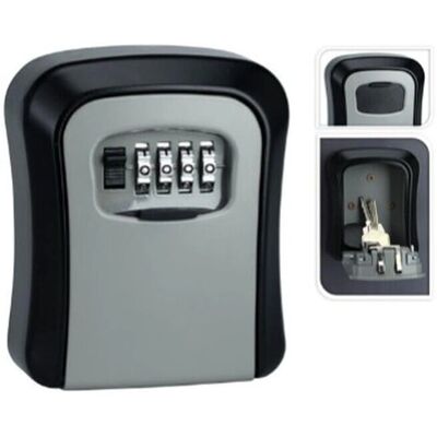 Markenname Modell Key Safe - Wandmontage, 4-stellig - Sicherer Stauraum Markenname Modell Key Safe - Wandmontage, 4-stellig - Sicherer Stauraum