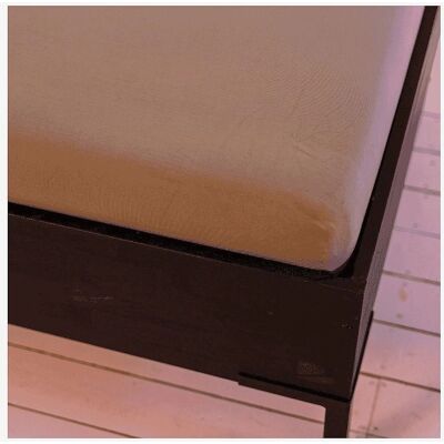 KAYORI Saiko Taupe Jersey Fitted Sheet - Sengelaken KAYORI Saiko Taupe Jersey Fitted Sheet - Sengelaken