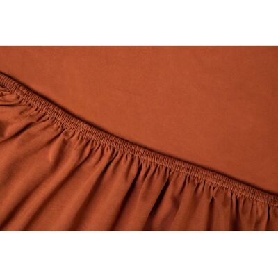 KAYORI Saiko - Jersey-Elasthan Spannbettlaken - 200x220cm - Braun KAYORI Saiko - Jersey-Elasthan Spannbettlaken - 200x220cm - Braun