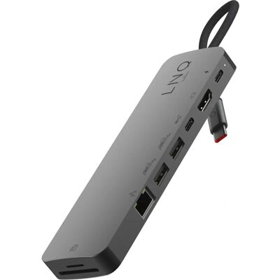 LINQ byELEMENTS LQ48020 Dock pour Ordinateur Portable - Hub Multiport 10Gbps - Noir - Publicité LINQ byELEMENTS LQ48020 Dock pour Ordinateur Portable - Hub Multiport 10Gbps - Noir - Publicité