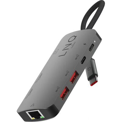 LINQ by ELEMENTS LQ48022 Station d'accueil - 8 en 1, HDMI 8K, Ethernet - Publicité LINQ by ELEMENTS LQ48022 Station d'accueil - 8 en 1, HDMI 8K, Ethernet - Publicité