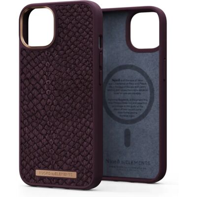 Coque iPhone 14 Njord en Cuir Salmon d'ELEMENTS - Rouge - Publicité Coque iPhone 14 Njord en Cuir Salmon d'ELEMENTS - Rouge - Publicité