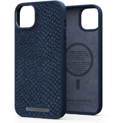 Coque MagSafe en Salmón Njord byELEMENTS pour iPhone 14 Plus - Bleu - Publicité Coque MagSafe en Salmón Njord byELEMENTS pour iPhone 14 Plus - Bleu - Publicité