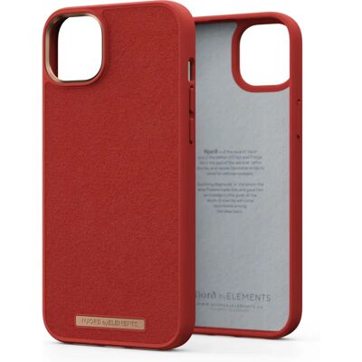 Njord byELEMENTS Suede Comfort+ iPhone 14 Plus Orange Case Njord byELEMENTS Suede Comfort+ iPhone 14 Plus Orange Case