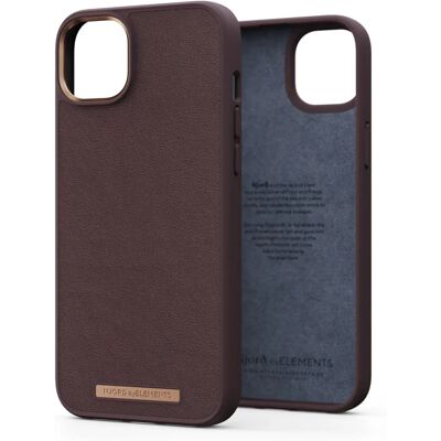 Njord byELEMENTS iPhone 14 Plus Brown Leather Case - Mobile Phone Protection Njord byELEMENTS iPhone 14 Plus Brown Leather Case - Mobile Phone Protection