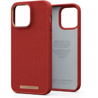 Njord byELEMENTS Suede Comfort+ Étui pour iPhone 14 Pro Max Orange - Coque de téléphone - Publicité Njord byELEMENTS Suede Comfort+ Étui pour iPhone 14 Pro Max Orange - Coque de téléphone - Publicité