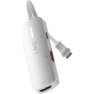 LINQ byELEMENTS LQ49031 Multi-Port Hub - Laptop-Dockingstation LINQ byELEMENTS LQ49031 Multi-Port Hub - Laptop-Dockingstation
