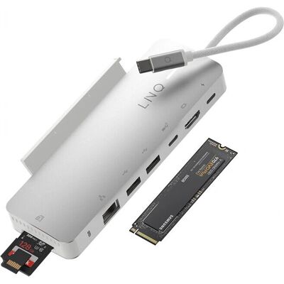 Hub USB-C LINQ LQ49091PS - 9 in 1 Hub USB-C LINQ LQ49091PS - 9 in 1