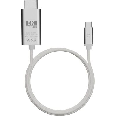 Linq Connects USB-C Pro vers DisplayPort Câble - 2 m, Câble vidéo Linq Connects USB-C Pro vers DisplayPort Câble - 2 m, Câble vidéo