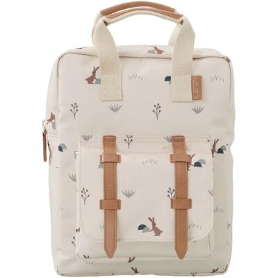 Sac à dos bébé Fresk Lapin sable - Éco et Élégant - Publicité Sac à dos bébé Fresk Lapin sable - Éco et Élégant - Publicité
