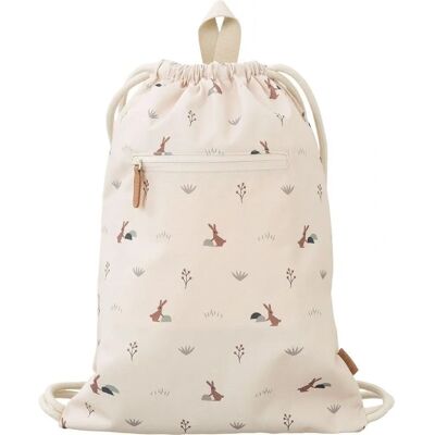 Fresk Little Bunny Sack Backpack Beige - Zaino a sacco Fresk Little Bunny Sack Backpack Beige - Zaino a sacco