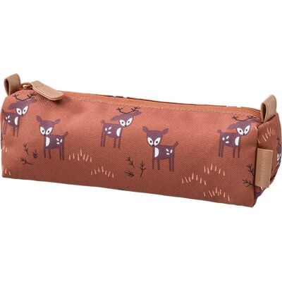 Fresk Marron Ambre Trousse scolaire - Trousse scolaire Fresk Marron Ambre Trousse scolaire - Trousse scolaire