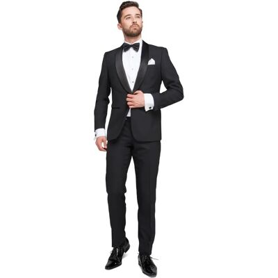Suitable Smoking - Brooklyn Woolblend - Sort - 34-R - Bukser Suitable Smoking - Brooklyn Woolblend - Sort - 34-R - Bukser