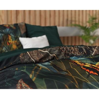 DARK RAISES - Czarny Lux Satyna Bawełniana - Czarny - Satin Cotton - Zestaw pościeli DARK RAISES - Czarny Lux Satyna Bawełniana - Czarny - Satin Cotton - Zestaw pościeli