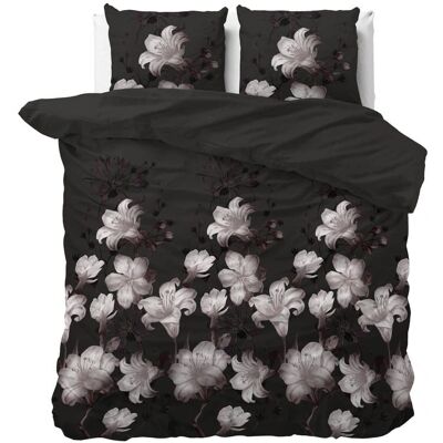 Sleeptime - Dark Flower - Czarny - 240x220 cm - Duvet Cover Sleeptime - Dark Flower - Czarny - 240x220 cm - Duvet Cover