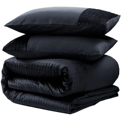 Sleeptime Velvet Band Czarny 200 x 220 cm Poszwa na kołdrę Sleeptime Velvet Band Czarny 200 x 220 cm Poszwa na kołdrę