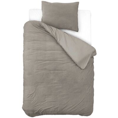 Sleeptime - Teddy - Khaki - 140x200/220 cm - Pokrowiec na kołdrę Sleeptime - Teddy - Khaki - 140x200/220 cm - Pokrowiec na kołdrę