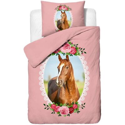 Sleeptime - Horse Girls - Różowy - 140x200-220 - Duvet Cover Sleeptime - Horse Girls - Różowy - 140x200-220 - Duvet Cover