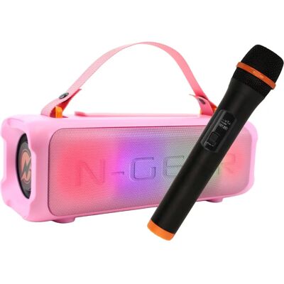 N-Gear Pink Bluetooth Tragbarer Lautsprecher - Lautsprecher N-Gear Pink Bluetooth Tragbarer Lautsprecher - Lautsprecher