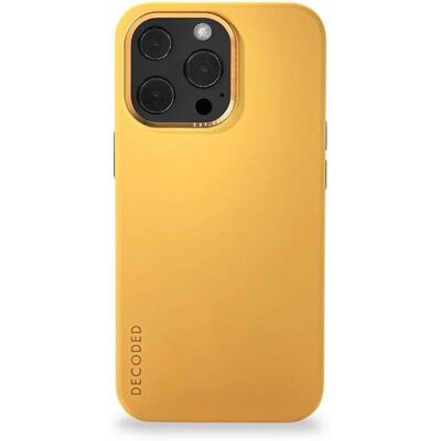Coque en silicone Decoded pour iPhone 13 Pro Max - Jaune - Étui téléphone - Publicité Coque en silicone Decoded pour iPhone 13 Pro Max - Jaune - Étui téléphone - Publicité