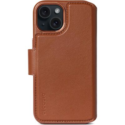 Decoded D24IPO15PLDW5TN Braune Brieftaschenhülle für iPhone 15 Plus Decoded D24IPO15PLDW5TN Braune Brieftaschenhülle für iPhone 15 Plus