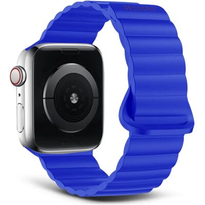Bracelet de montre magnétique en silicone bleu Decoded - bracelet de montre - Publicité Bracelet de montre magnétique en silicone bleu Decoded - bracelet de montre - Publicité