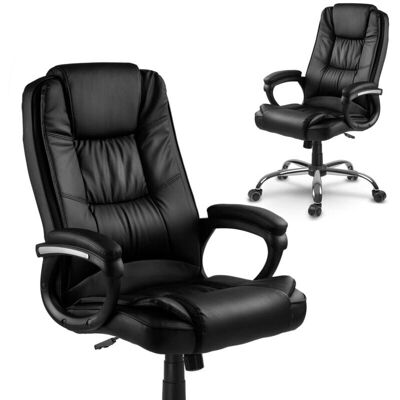 Silla de Oficina Viking Choice - Ergonómica con Relleno Extra - Negro Silla de Oficina Viking Choice - Ergonómica con Relleno Extra - Negro