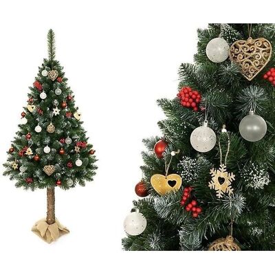 Viking Choice Árbol de Navidad Artificial 180cm - 3 partes - Verde y Blanco Viking Choice Árbol de Navidad Artificial 180cm - 3 partes - Verde y Blanco
