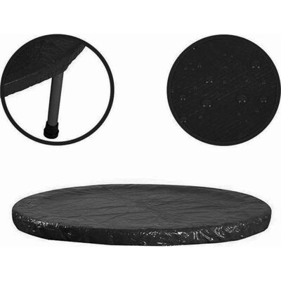 Cubierta de trampolín cubierta de lluvia 244cm negro Cubierta de trampolín cubierta de lluvia 244cm negro