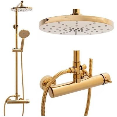 Viking Choice Regendusche Gold - 23cm Regen- & Handbrause - Badzubehör Viking Choice Regendusche Gold - 23cm Regen- & Handbrause - Badzubehör