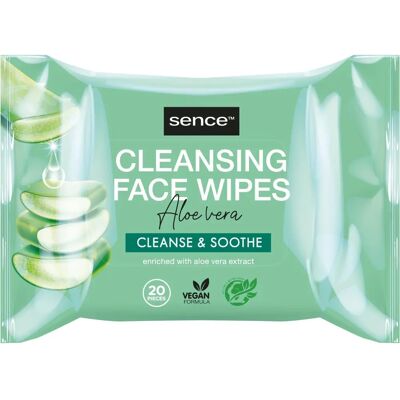 Sence Beauty Aloe 20 Stück Make-up Entferner Tücher - Gesichtspflege Sence Beauty Aloe 20 Stück Make-up Entferner Tücher - Gesichtspflege