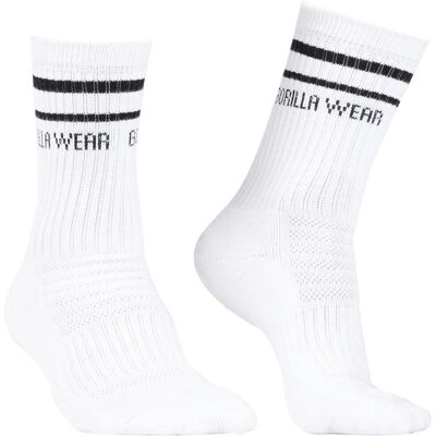 Gorilla Wear Socken - EU 35-38 - Weiß - Socken Gorilla Wear Socken - EU 35-38 - Weiß - Socken