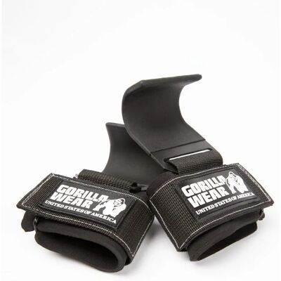 Gorilla Wear Gear Viktlyftningshakar - Svart/Vit Gorilla Wear Gear Viktlyftningshakar - Svart/Vit