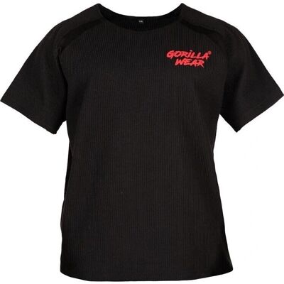 Gorilla Wear Augustine Old School Workout Top - Black/Red - 4Xl/5Xl Gorilla Wear Augustine Old School Workout Top - Black/Red - 4Xl/5Xl