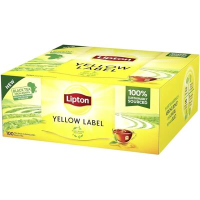 Lipton Yellow Label Thé Noir - Sachets de Thé - Publicité Lipton Yellow Label Thé Noir - Sachets de Thé - Publicité