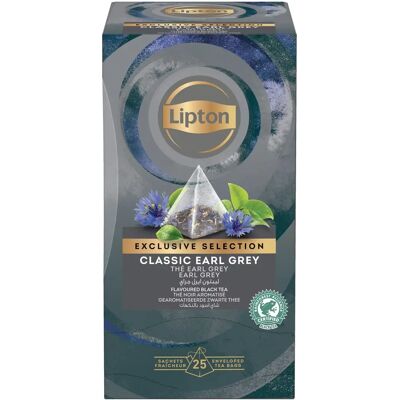 Lipton Earl Grey en Pyramide - Thé - Publicité Lipton Earl Grey en Pyramide - Thé - Publicité