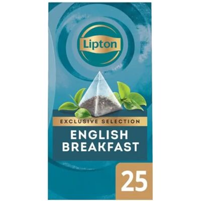 Lipton Petit Déjeuner Anglais - Thé - 25 Sachets - Publicité Lipton Petit Déjeuner Anglais - Thé - 25 Sachets - Publicité
