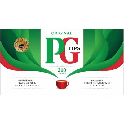 Pg Tips Original Tea Bags - 840 Count - Rich, Biodegradable Pg Tips Original Tea Bags - 840 Count - Rich, Biodegradable
