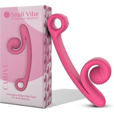 Vibratore Snail Vibe Curve Duo rosa Vibratore Snail Vibe Curve Duo rosa