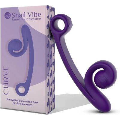 Snail Vibe Curve - Vedenpitävä vibraattori 2 moottorilla Snail Vibe Curve - Vedenpitävä vibraattori 2 moottorilla