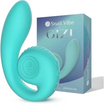 Snail Vibe Gizi - Kaksoisvärisevä G-piste ja klitorikselle - Vesitiivis Snail Vibe Gizi - Kaksoisvärisevä G-piste ja klitorikselle - Vesitiivis