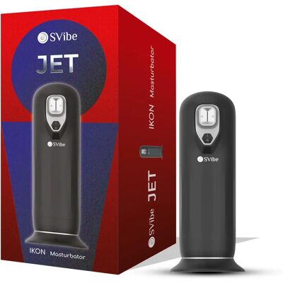 Snail Vibe SVibe Ikon JET Masturbator - Zwart - Masturbator Snail Vibe SVibe Ikon JET Masturbator - Zwart - Masturbator