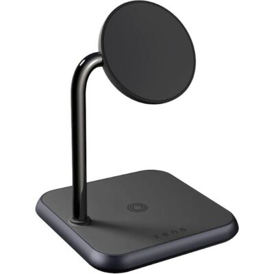 Chargeur sans fil ZENS 3-en-1 en aluminium - Publicité Chargeur sans fil ZENS 3-en-1 en aluminium - Publicité