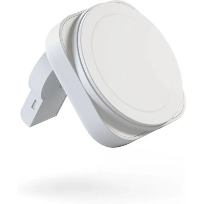 Chargeur de voyage MagSafe blanc ZENS - 15W, double pour iPhone et Apple Watch - Publicité Chargeur de voyage MagSafe blanc ZENS - 15W, double pour iPhone et Apple Watch - Publicité